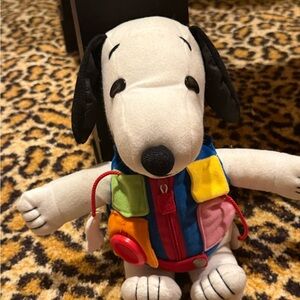 Peanuts Plush Toy with Blue Vest